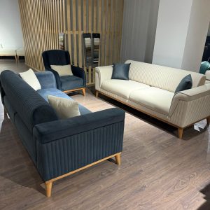 طقم كنب أسطنبول ارجل خشب زان